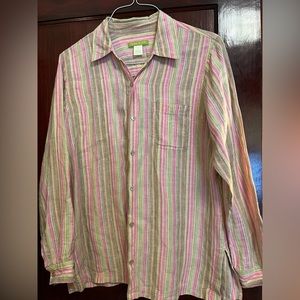 Singred Olsen, shirt, 100% linen size M
